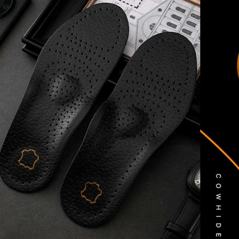 Insole Arch Support - Leather Orthopedic Insole Orthotic Arch Support