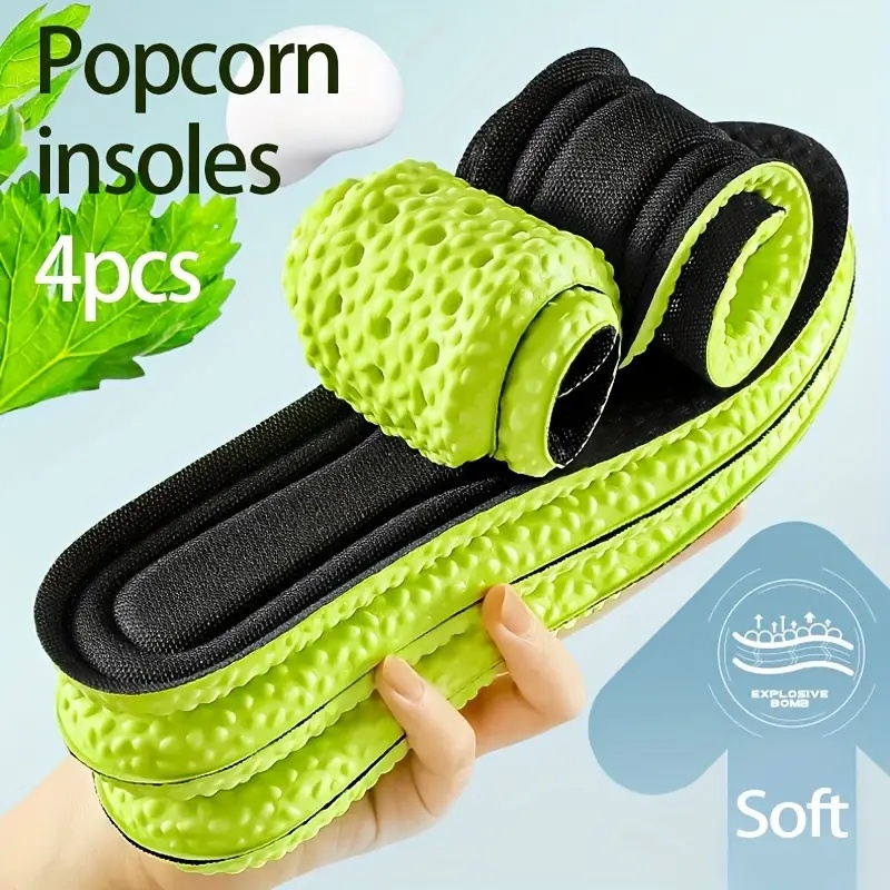 Insole Arch Support - 2 Pairs Sports Running Insole for