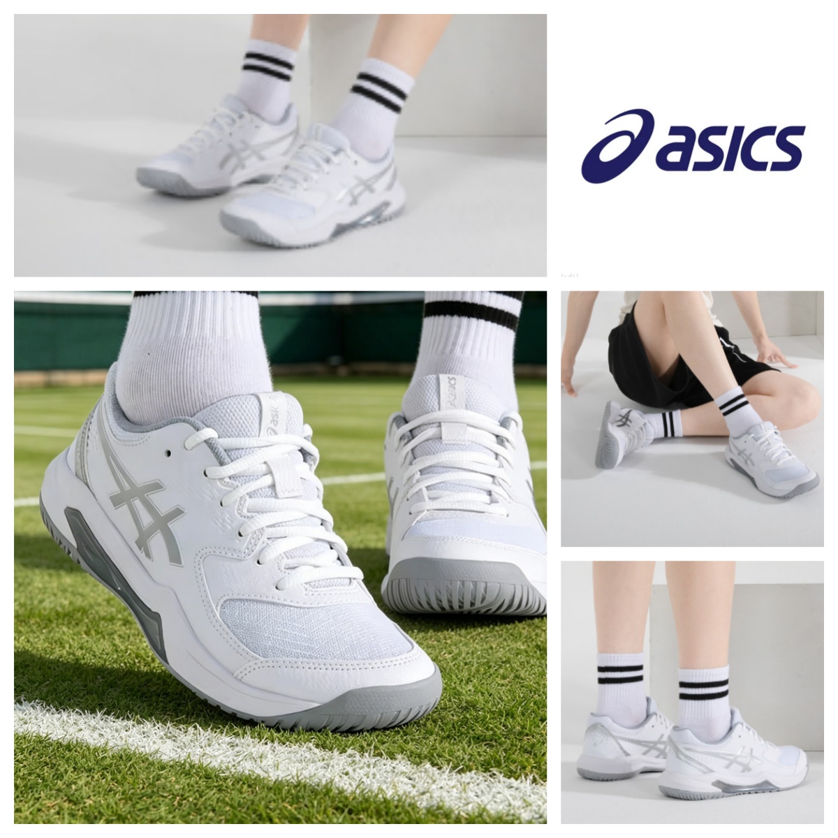 Running Gear Asics - Asics Women Tennis Shoes, Breathable Non-slip