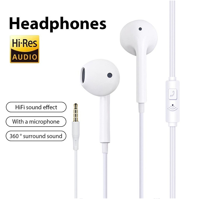 3.5mm Wired Earphone With Mic  - огляд і ціна Running Gear Headphones