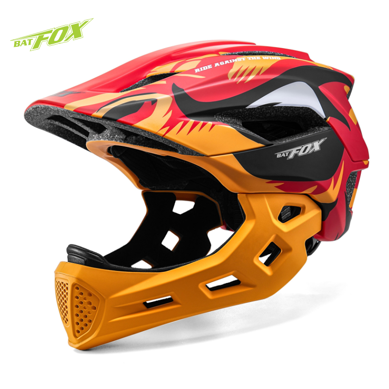 BATFOX Kids Full Face Bike Hel - огляд і ціна Running Gear Kids