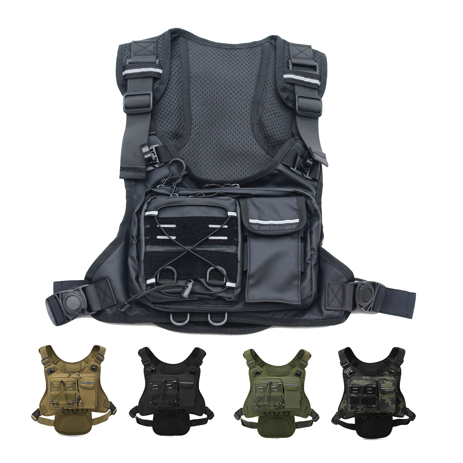 Tactical Vest Chest Bag Lightw - огляд і ціна Running Gear Bag For Men