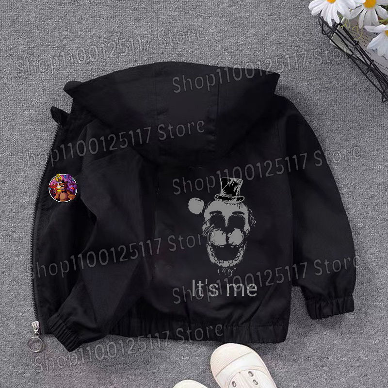 Fnafs Hooded Jacket Boys Girls - огляд і ціна Running Gear Kids