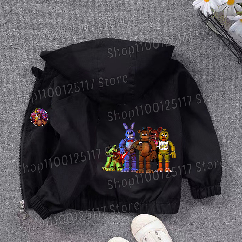 Fnafs Hooded Jacket Boys Girls - огляд і ціна Running Gear Kids
