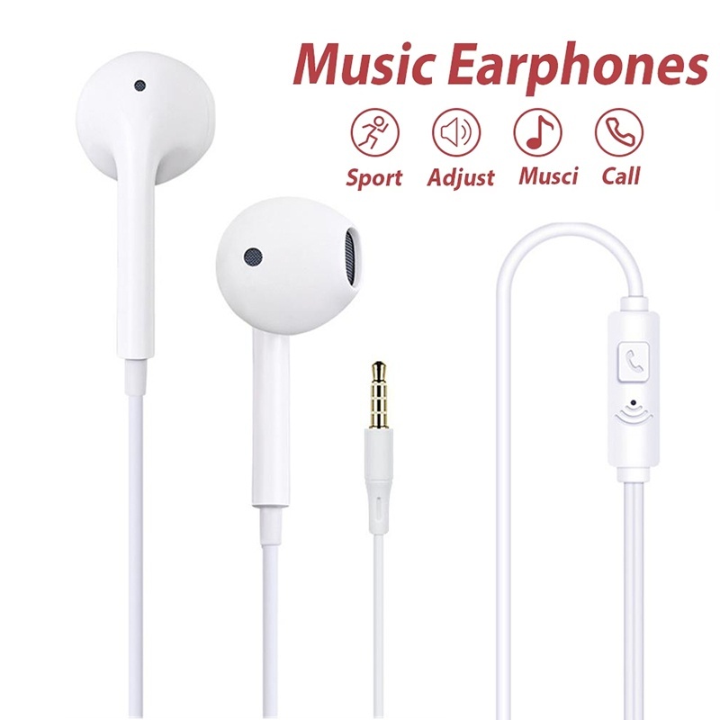 3.5mm Wired Earphone With Mic  - огляд і ціна Running Gear Headphones