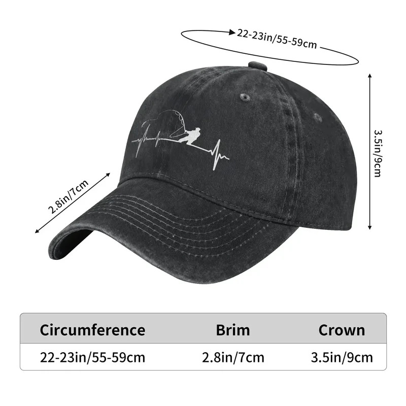 Fishing Heartbeat Baseball Cap - огляд і ціна Running Gear Retro