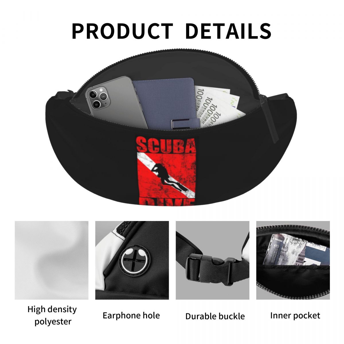 Scuba Dive Diver Down Flag Div - огляд і ціна Running Gear Bag For Men
