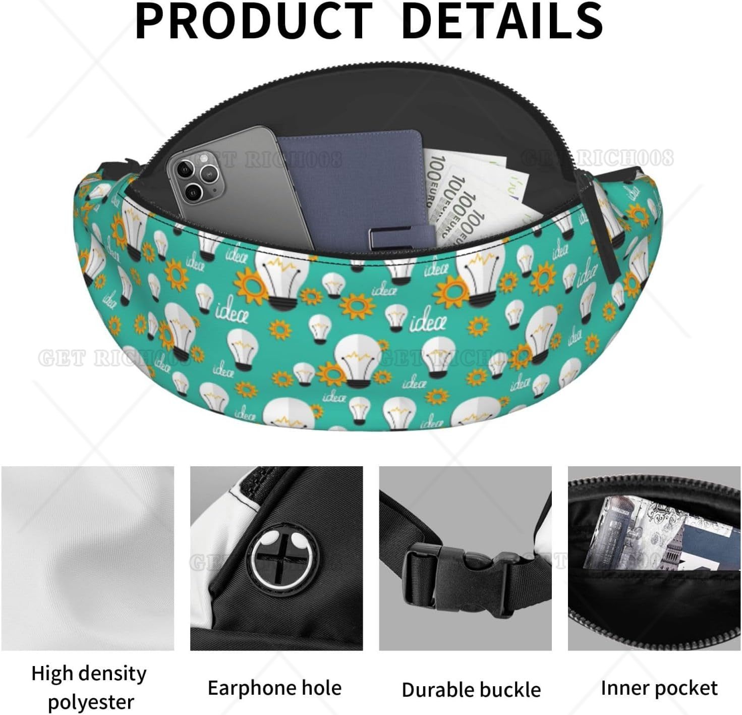 Crossbody Fanny Packs for Wome - огляд і ціна Running Gear Bag For Men