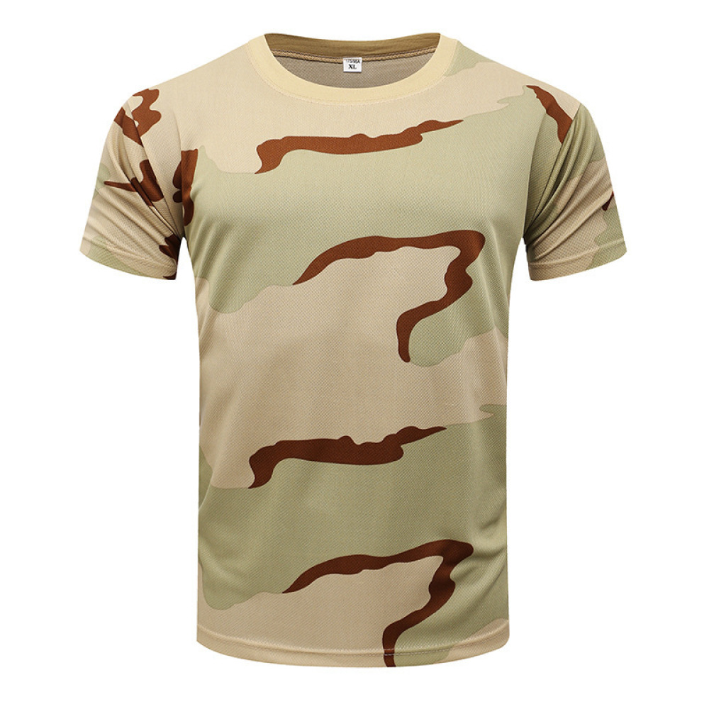 Short Sleeve Camouflage T Shir - огляд і ціна Running Gear Gym