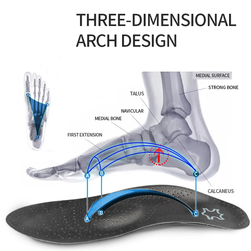 Leather Orthopedic Insole Orth - огляд і ціна Insole Arch Support